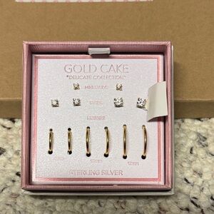 Delicate Collection Earrings Set - Gold and Silver